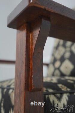 F64059EC STICKLEY Signed Antique Mission Oak Recliner Chair