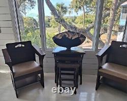 FOUR Stickley Furniture Limbert Cafe Mission Chair 89-1500 ALL FOUR