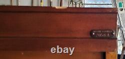 Globe Wernicke Antique Barrister 4 Section Stacking Bookcase Mission Oak