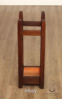 Gustav Stickley Antique Mission Oak Umbrella Stand