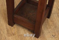 Gustav Stickley Antique Mission Oak Umbrella Stand