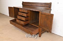 Gustav Stickley Style Mission Oak Arts & Crafts Sideboard