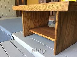 Handcrafted Mission Oak Coffee Table (Local Pickup Only)
