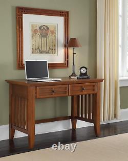 Home Styles Arts and Crafts Mission Style Student Desk Crafted from Hardwoods wi