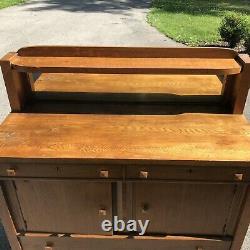 Koenig Antique Mission/Arts and Crafts Style Oak Sideboard or Buffet