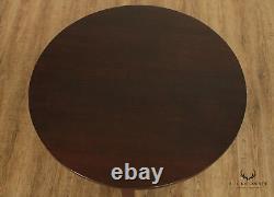 L. & J. G. Stickley Antique Mission Arts and Crafts Oak Round Lamp Table