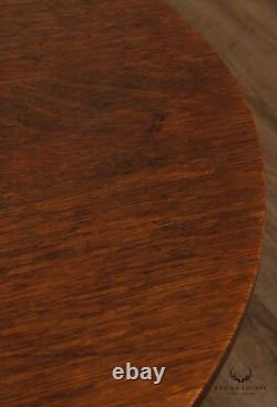 L & J G Stickley Antique Mission Oak Lamp Table