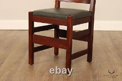 L. &J. G. Stickley Antique Mission Oak Set of Four Dining Chairs