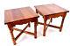 L & J G Stickley END / Light 2 x table Stamped with original finish beautiful Rare