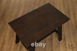 Lestershire Furniture Co. Mission Oak Library Table