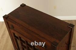 Lifetime Antique Mission Oak One Door Bookcase with Drawer