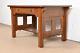 Lifetime Furniture Antique Mission Oak Arts & Crafts Desk or Library Table