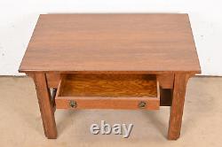 Lifetime Furniture Antique Mission Oak Arts & Crafts Desk or Library Table