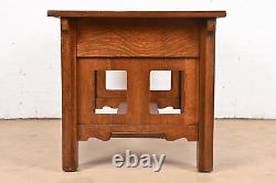 Lifetime Furniture Antique Mission Oak Arts & Crafts Desk or Library Table