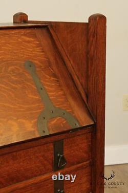Limbert Antique Mission Oak Arts & Crafts Slant Front Desk