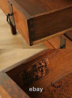 Limbert Antique Mission Oak Arts & Crafts Slant Front Desk