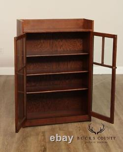 Limbert Antique Mission Oak Two Door Bookcase