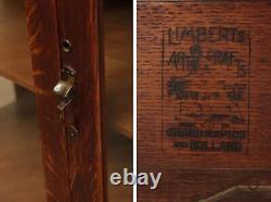 Limbert Arts & Crafts Antique Mission Oak China Cabinet