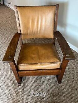 Limberts Antique Original Mission Oak Rocking Chair