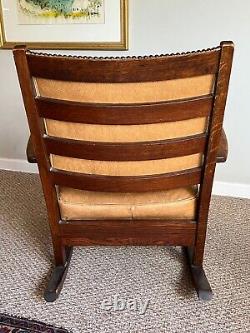 Limberts Antique Original Mission Oak Rocking Chair