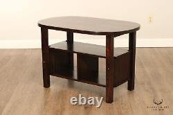 Michigan Chair Company Antique Mission Oak Library Table