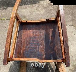 Mission Oak Rocking Chair Craftsman tiger 1/4 sawn grain