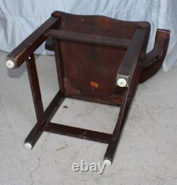Mission Oak Single Arm Chair Limbert original finish