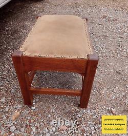 Mission Solid Oak Footstool / Ottoman (FS-14)