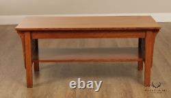 Mission Style Custom Quality Solid Oak Coffee Table