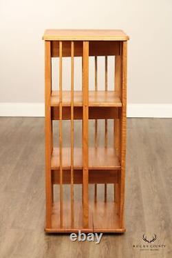 Mission Style Oak Revolving Bookcase