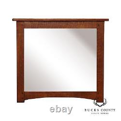 Mission Style Oak Wall Mirror