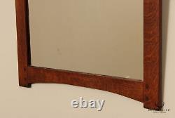 Mission Style Oak Wall Mirror