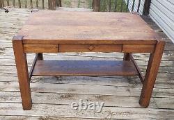 Mission, craftsmen Style fumed oak desk