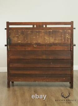 Northern Furniture Antique Mission Oak Arts and Crafts Period Sideboard