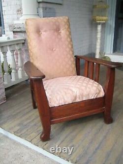 Oak Mission Morris Reclining Armchair by Royal
