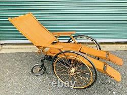 Original Antique Gendron Wheelchair Company Perrysburg Mission Oak Wheelchair