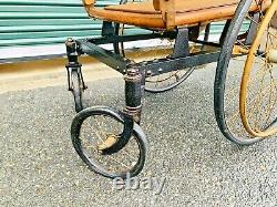 Original Antique Gendron Wheelchair Company Perrysburg Mission Oak Wheelchair