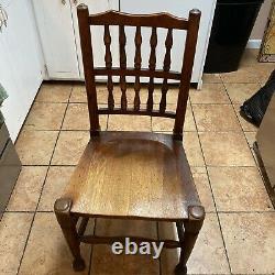 Pair of Derby Co. Antique Solid Mission Oak Arts & Crafts Chairs
