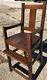 Rare Antique Limbert Mission Arts & Crafts Oak High Chair Original Finish/marked