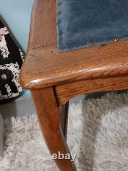 Rare Howard & Johnson Co Antique Mission Oak Wooden Chair Chicago ILL Old Find