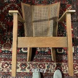 Rare QUAINT Stickley Bros. Co Mission Oak Cane Back CHAIR c1906