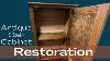 Restoring An Oak Cabinet From My Great Grandparent S Farm Asmr Woodwork U0026 Restoration