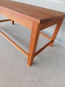 Samuel S Case Mission Oak Arts & Crafts Style Cherry Coffee / Cocktail Table