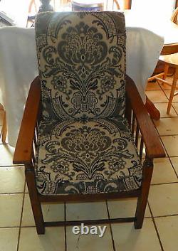 Solid Oak Mission Morris Deck Chair / Armchair (AC24)