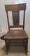 Solid Oak Mission Sewing Rocker / Rocking Chair (R1)