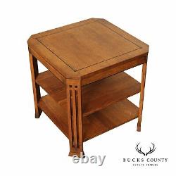 Stickley 21st Century Collection Solid Oak Square End Table