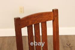 Stickley Associated Cabinetmakers Antique Arts & Craft Mission Oak Side Chair