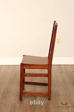 Stickley Associated Cabinetmakers Antique Arts & Craft Mission Oak Side Chair