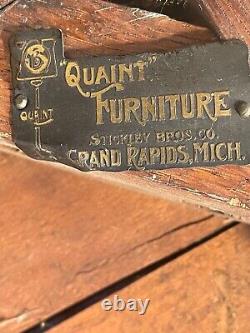 Stickley Bros Oak Mission-Style Rocking Chair Vintage Splendor