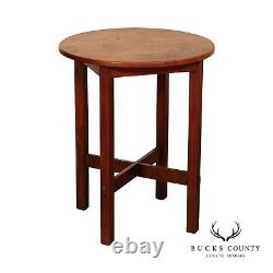 Stickley Brothers Antique Mission Oak Lamp Table